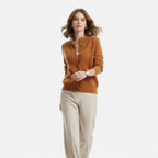 Women's Stand-Collar Knit Coat