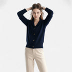 Women's Stand-Collar Knit Coat