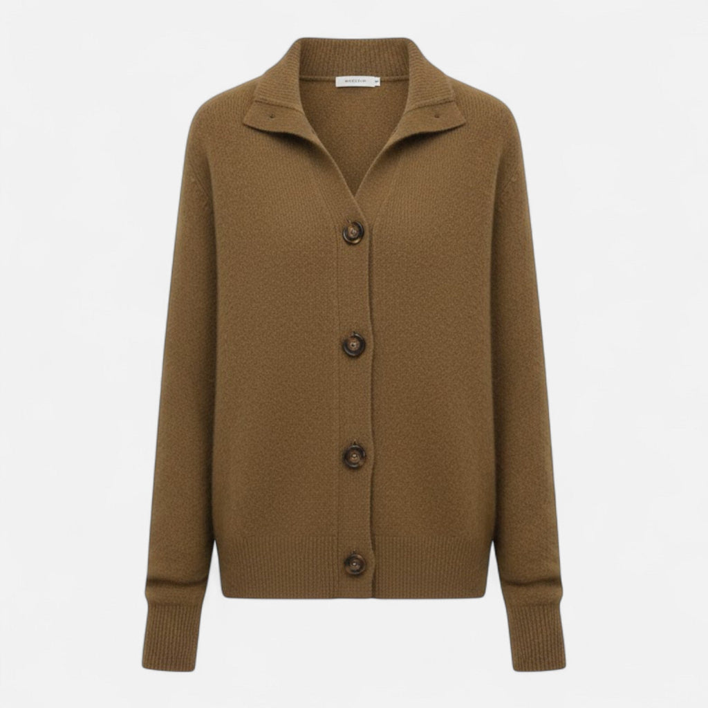 Women's Stand-Collar Knit Coat