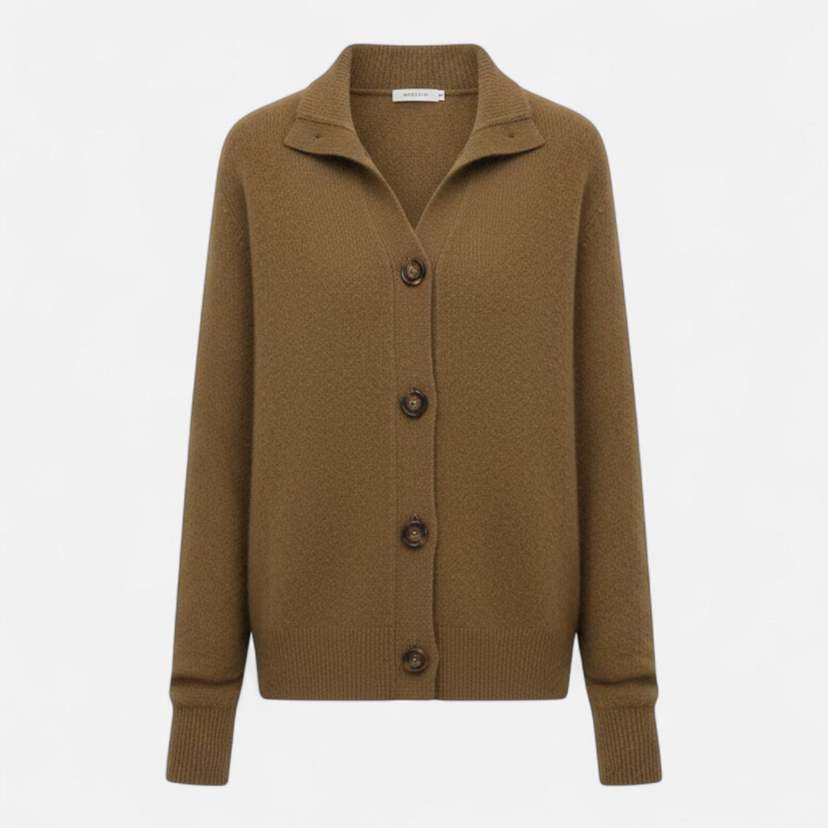 Women's Stand-Collar Knit Coat