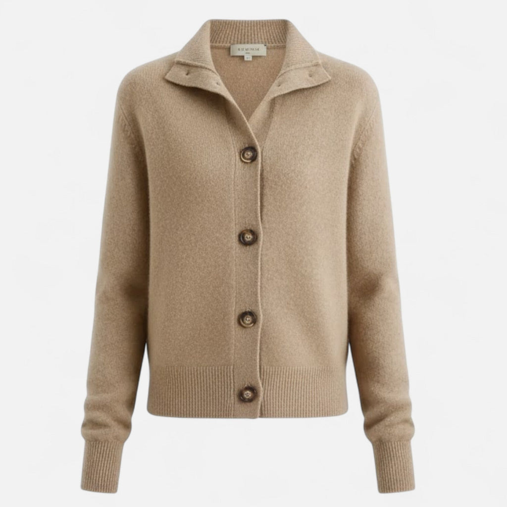 Women's Stand-Collar Knit Coat