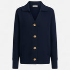 Women's Stand-Collar Knit Coat