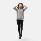 Women's Oversized Wool-Blend Roll Neck Jumper