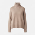 Women's Oversized Wool-Blend Roll Neck Jumper