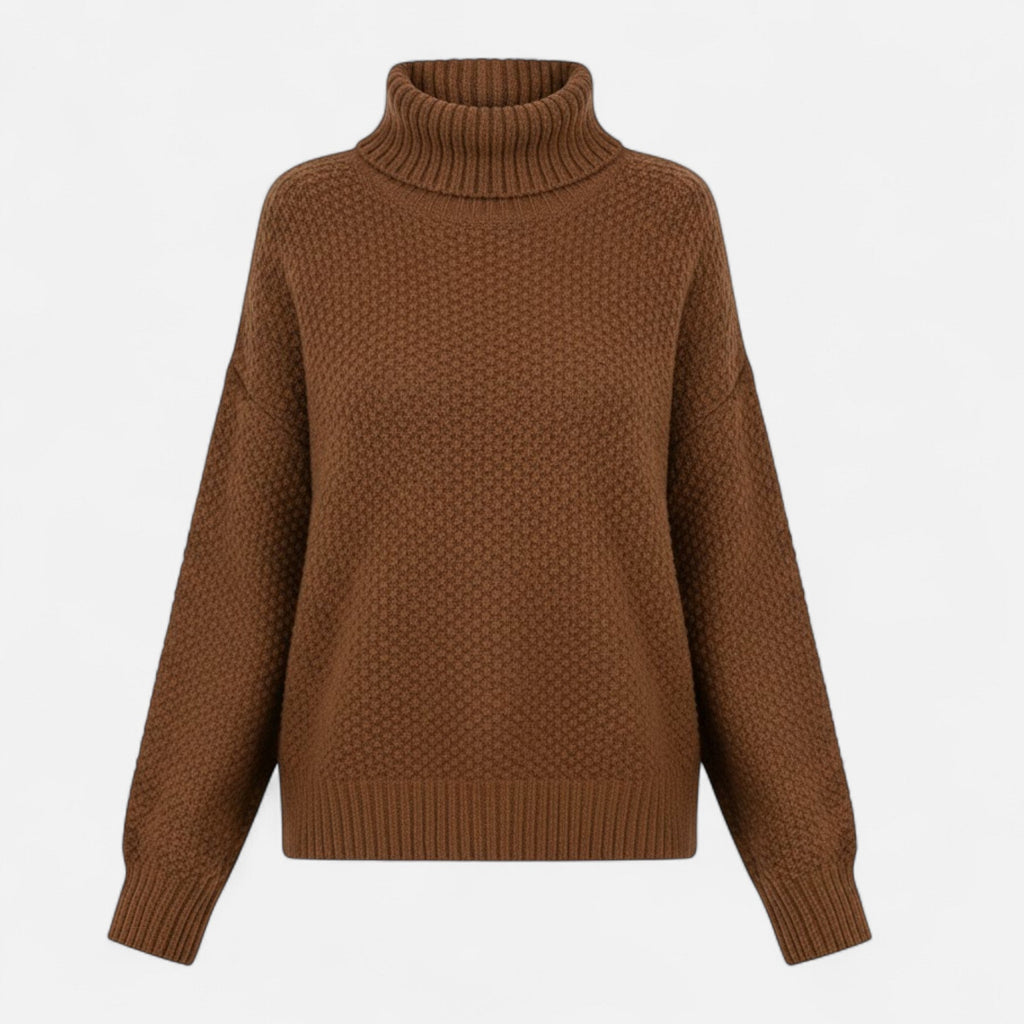 Women's Wool-Blend Roll Neck Jumper