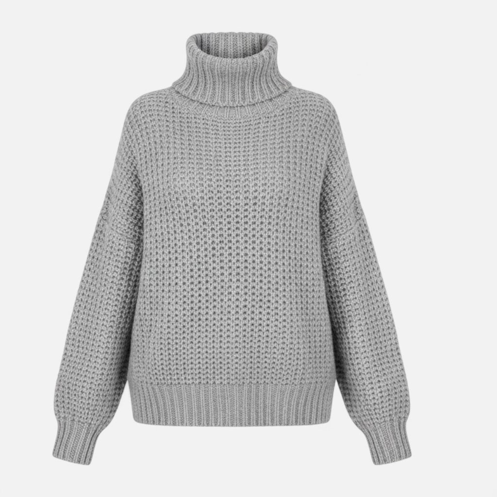 Women's Wool-Blend Roll Neck Jumper