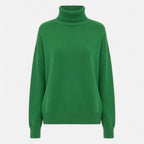 Women's Oversized Wool-Blend Roll Neck Jumper