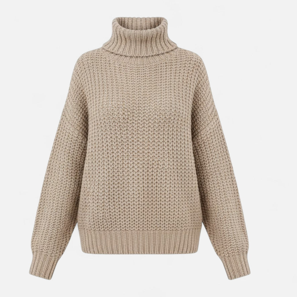 Women's Wool-Blend Roll Neck Jumper