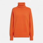 Women's Oversized Wool-Blend Roll Neck Jumper
