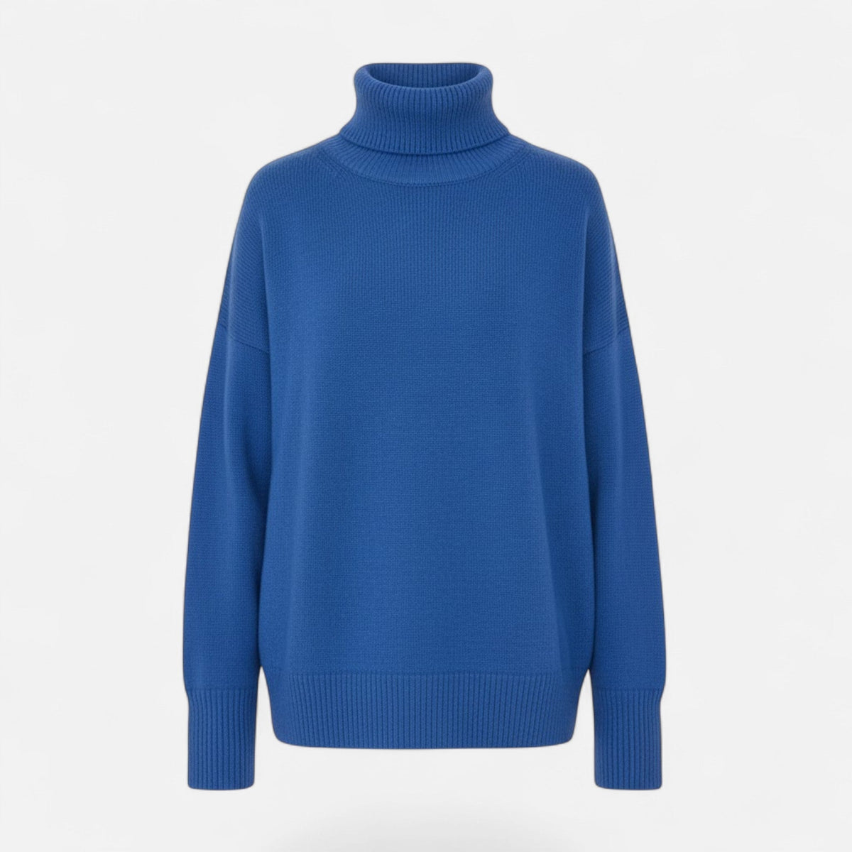 Women's Oversized Wool-Blend Roll Neck Jumper