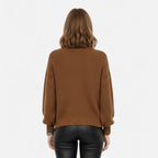 Women's Wool-Blend Roll Neck Jumper