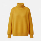 Women's Oversized Wool-Blend Roll Neck Jumper