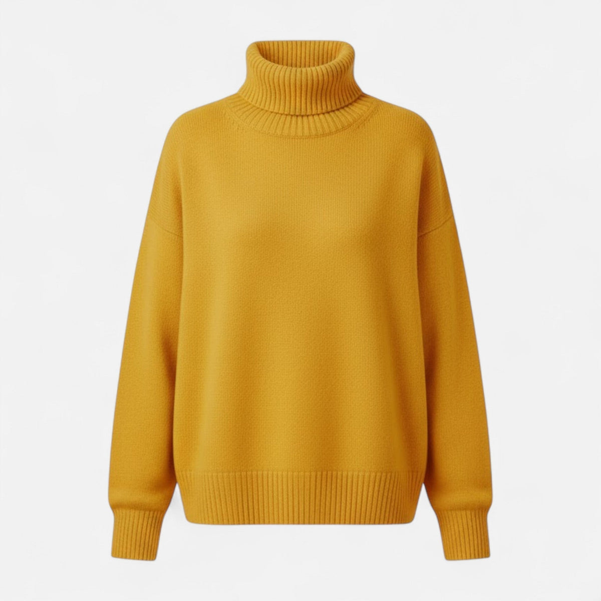 Women's Oversized Wool-Blend Roll Neck Jumper