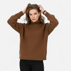 Women's Wool-Blend Roll Neck Jumper