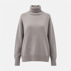 Women's Oversized Wool-Blend Roll Neck Jumper