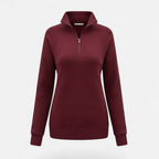 Women's Zip-Front Stand-Collar Jumper