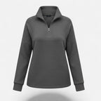 Women's Zip-Front Stand-Collar Jumper