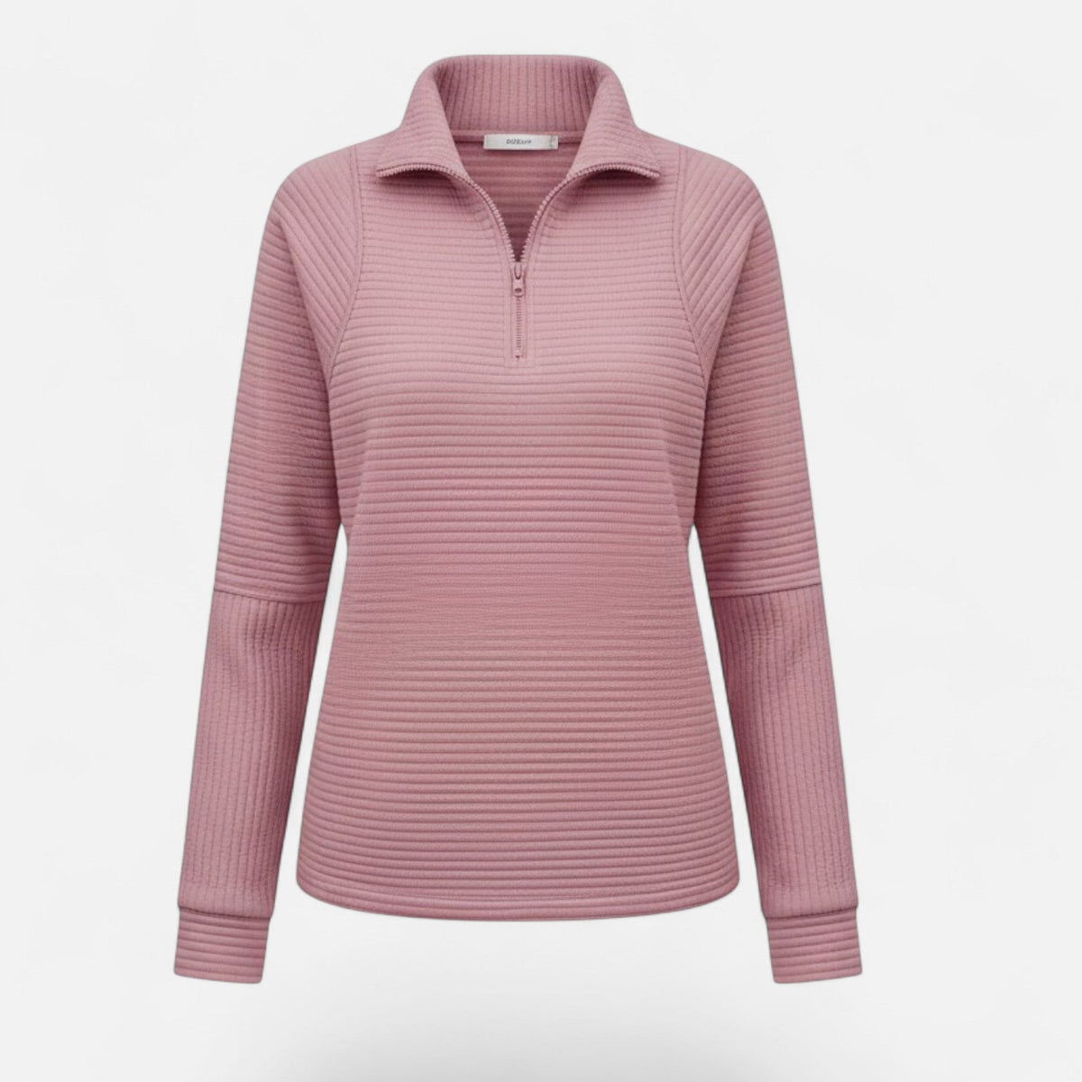 Women's Zip-Front Stand-Collar Jumper