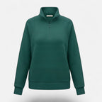 Women's Zip-Front Stand-Collar Jumper