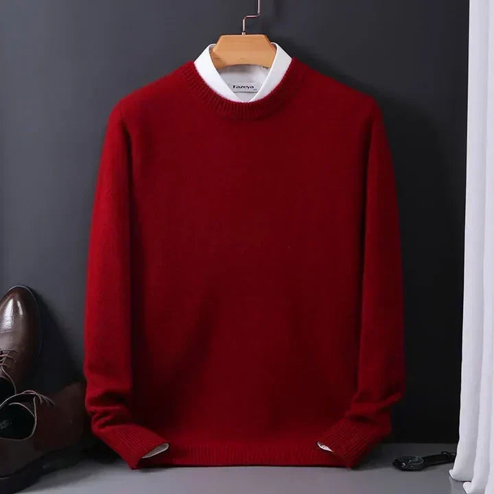 Men's Refined Crew Neck Jumper