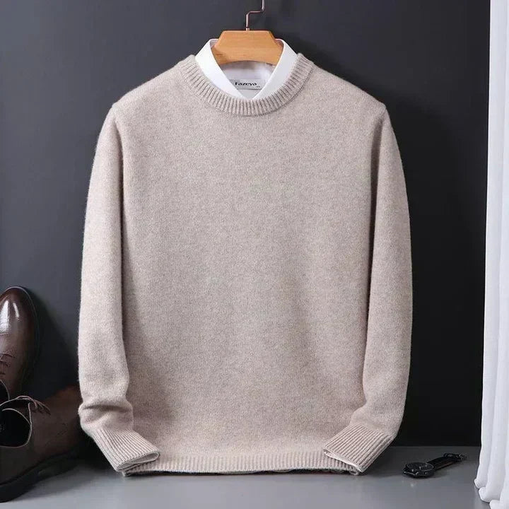 Men's Refined Crew Neck Jumper