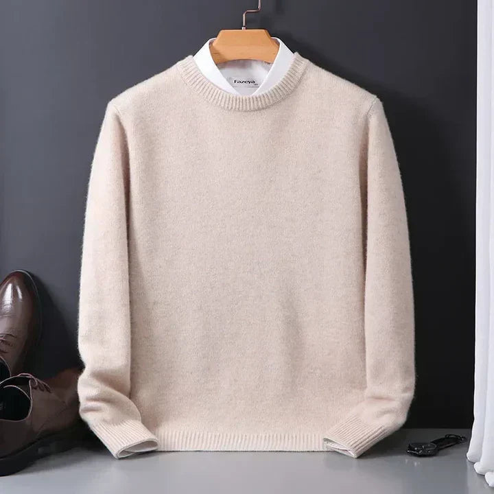 Men's Refined Crew Neck Jumper