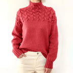 Women's Ribbed Cable Knit Jumper