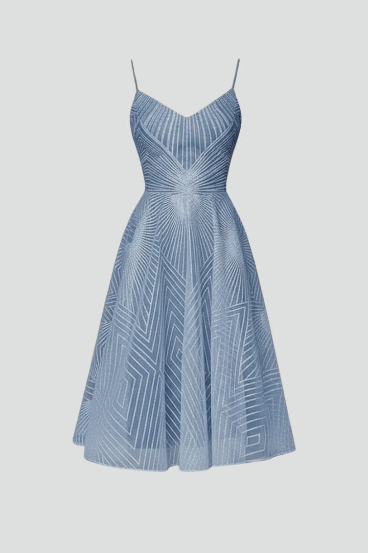 Women's Sculpted Fit-and-Flare Dress