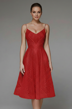 Women's Sculpted Fit-and-Flare Dress