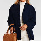 Women's Relaxed Suede-Look Blazer