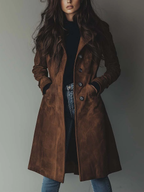 Women's Longline Trench Overcoat