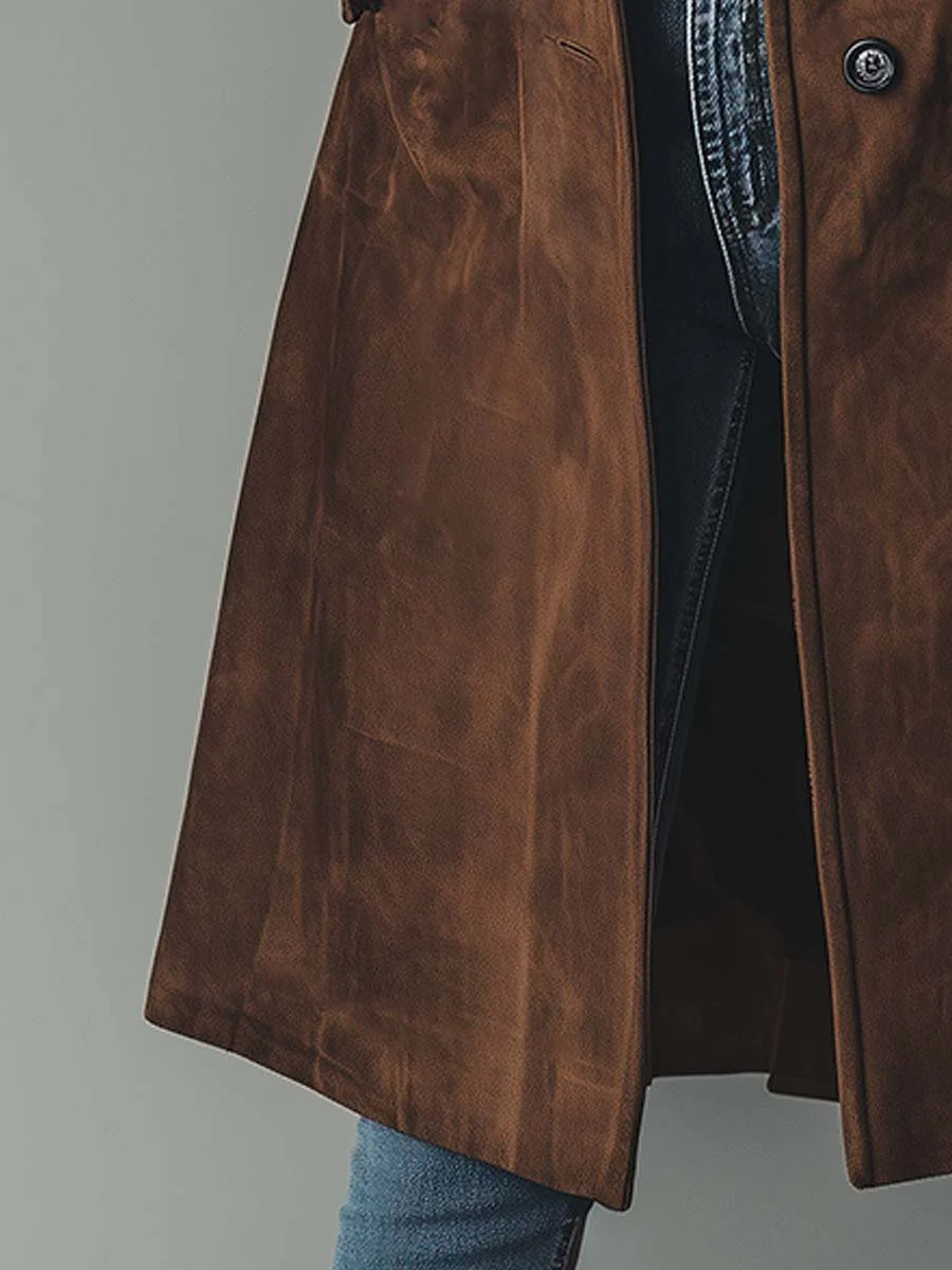 Women's Longline Trench Overcoat