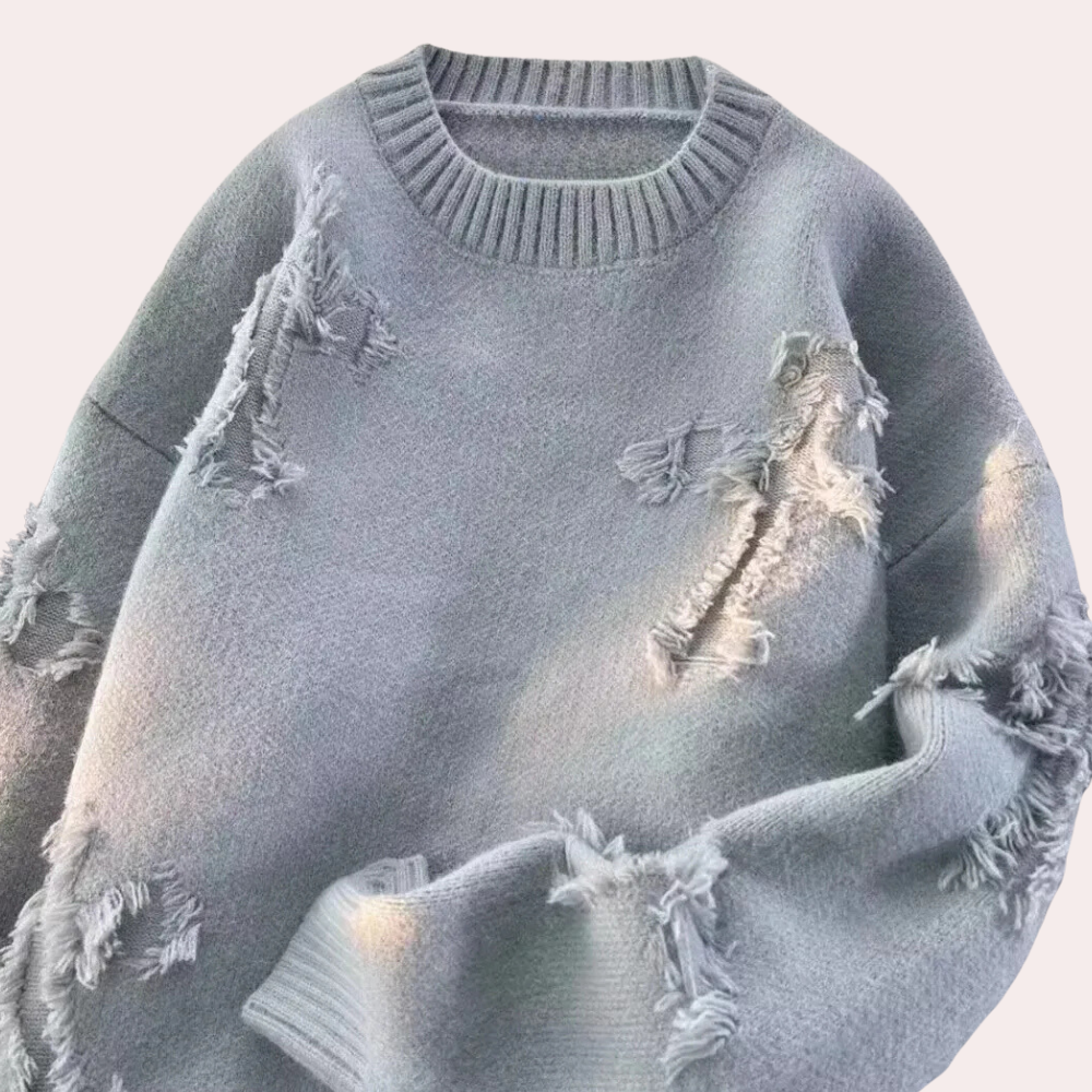 Men's Oversized Printed Jumper