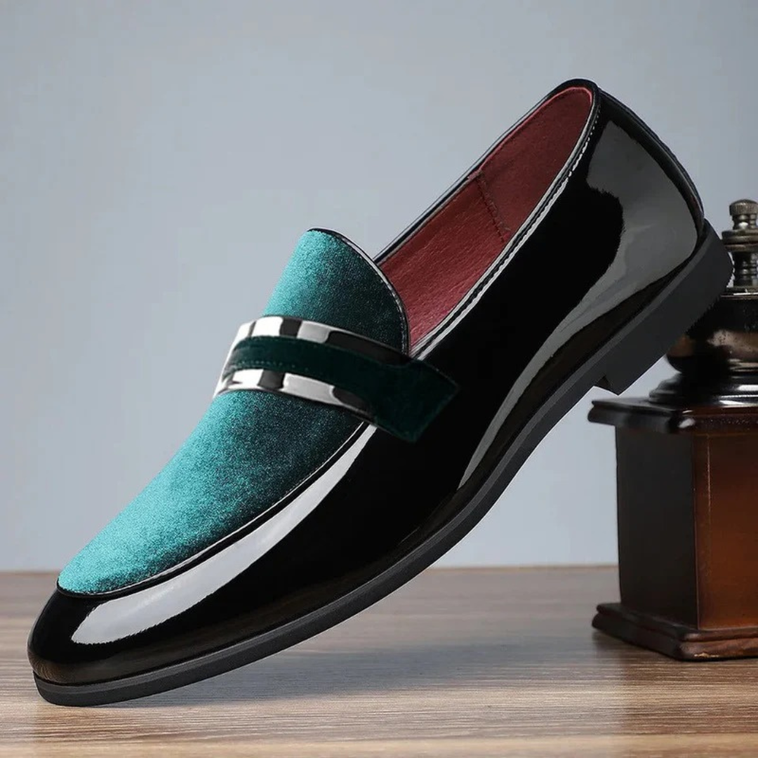 Men's Suede Detail Slip-On Loafers