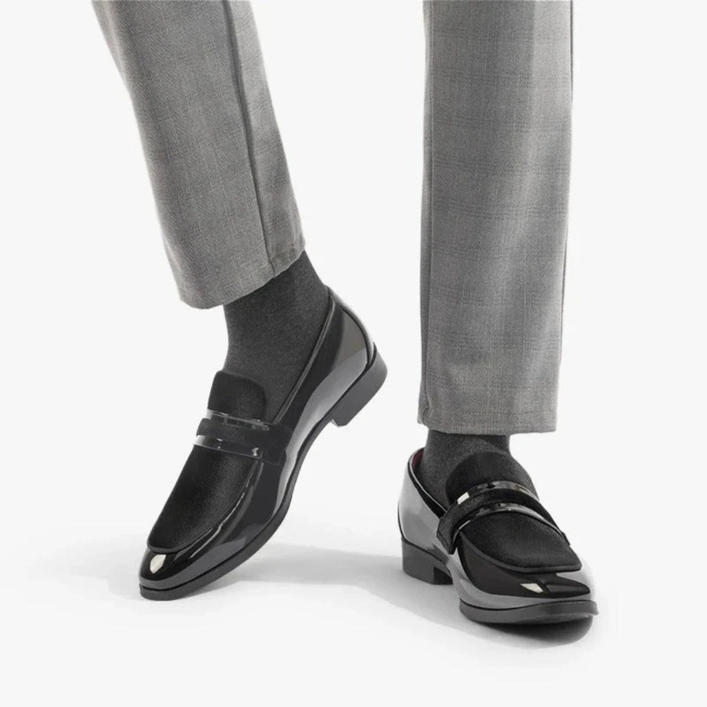 Men's Suede Detail Slip-On Loafers