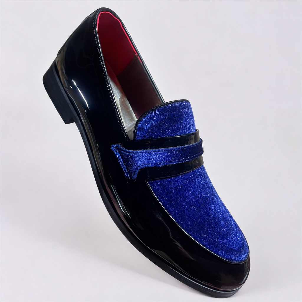 Men's Suede Detail Slip-On Loafers