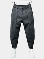 Men's Pleated Tapered Trousers