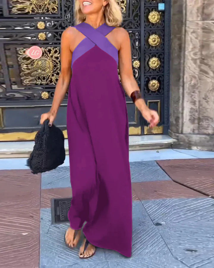 Women's Maxi Halter Dress