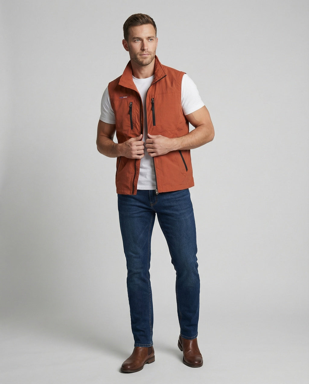 Men's Multi Pocket Utility Gilet