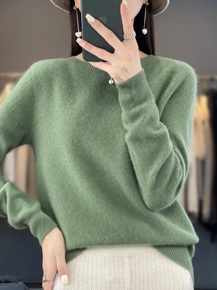Women's Relaxed Knit Pullover Jumper