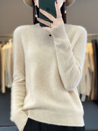 Women's Relaxed Knit Pullover Jumper
