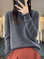 Women's Relaxed Knit Pullover Jumper