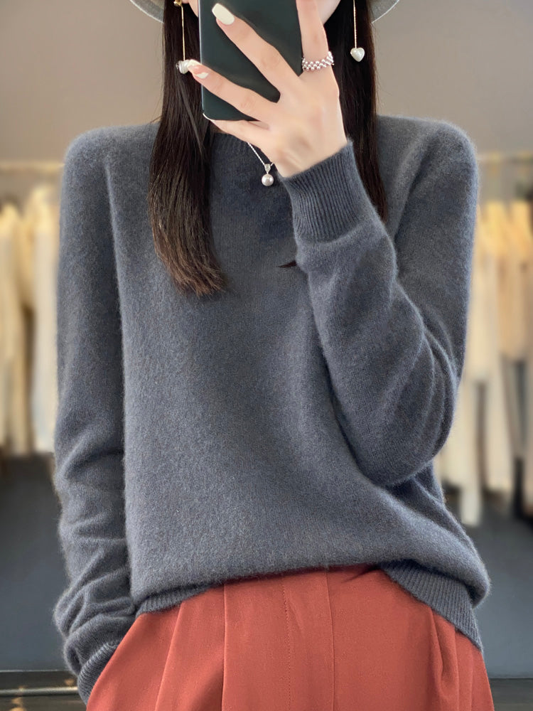 Women's Relaxed Knit Pullover Jumper