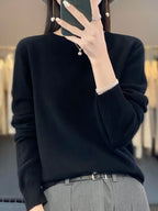 Women's Relaxed Knit Pullover Jumper