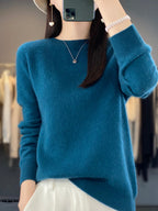 Women's Relaxed Knit Pullover Jumper