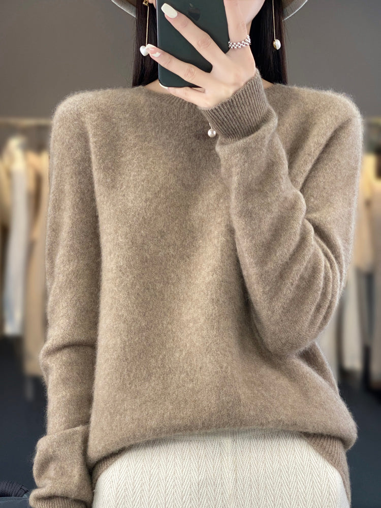 Women's Relaxed Knit Pullover Jumper