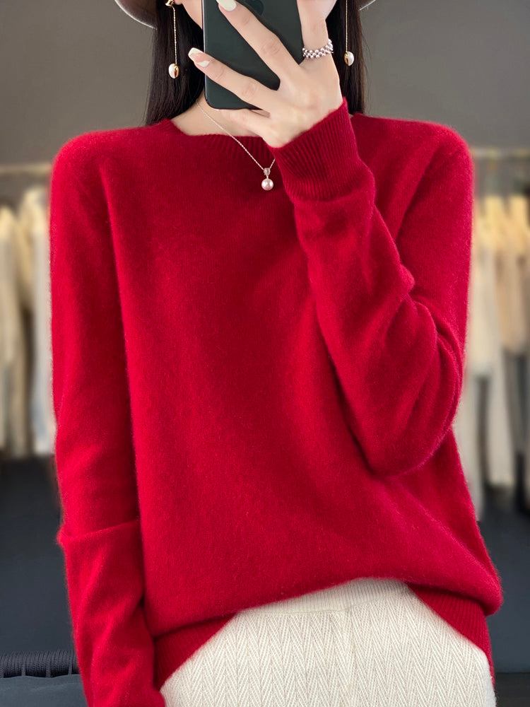 Women's Relaxed Knit Pullover Jumper