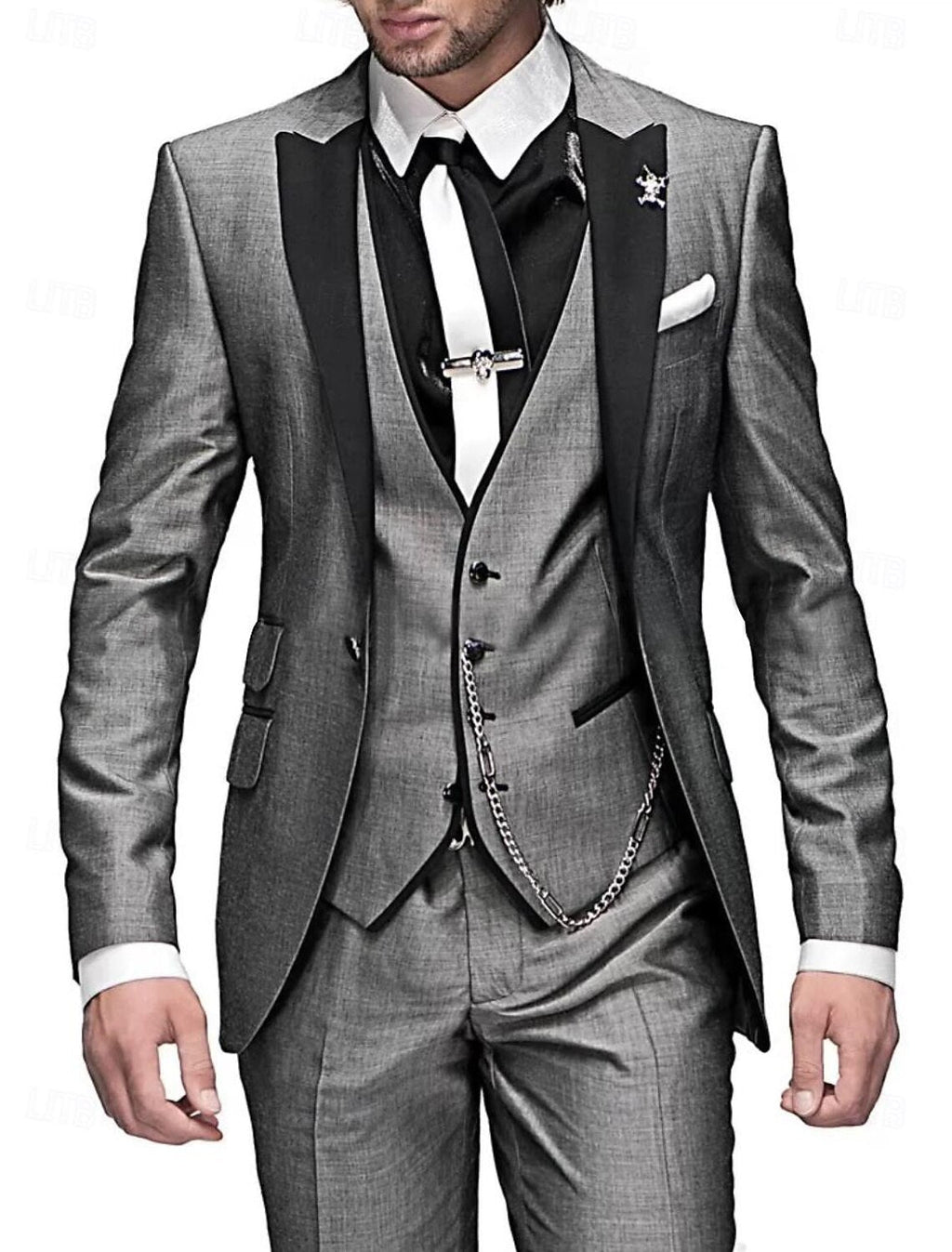 Men's Elegant Three-Piece Suit