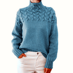 Women's Ribbed Cable Knit Jumper
