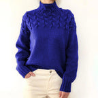 Women's Ribbed Cable Knit Jumper